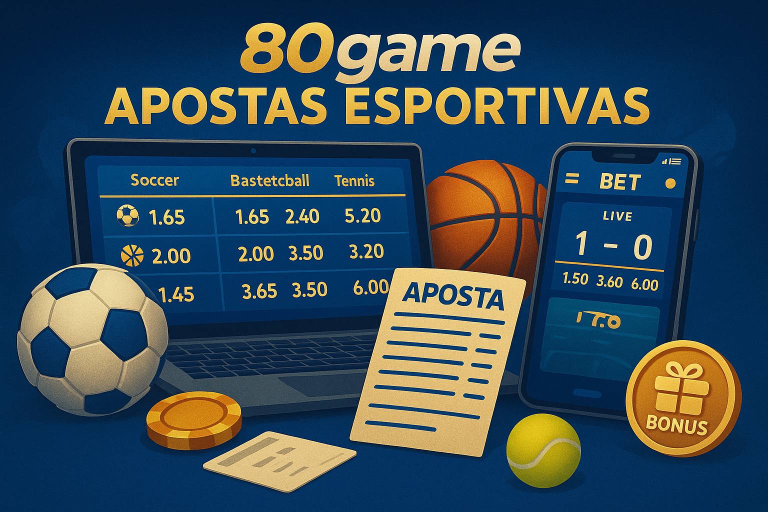 Apostas esportivas no cassino online 80game