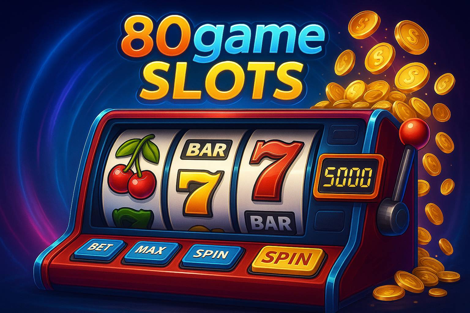 Explore o mundo das slot machines no 80gameCasino